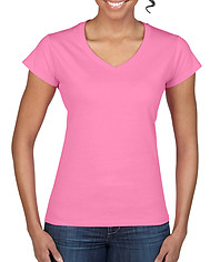 Gildan 6V400L Fitted Ladies V-Neck Tee - Colours