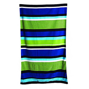 Bright Stripes Beach Towel