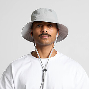 AS Nylon Wide Brim Bucket Hat