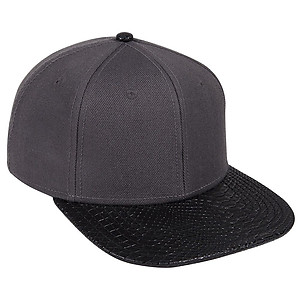 OTTO Wool Blend Snakeskin Flatpeak Cap