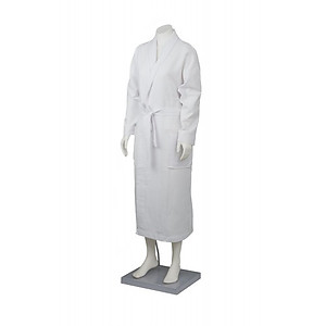 Waffle Bathrobe with Collar