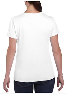 Gildan Classic 5000L Ladies Tee - White