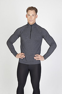 Ramo Mens Heather Half-Zip