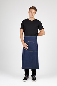 Ramo Long Waist Cotton Denim Apron