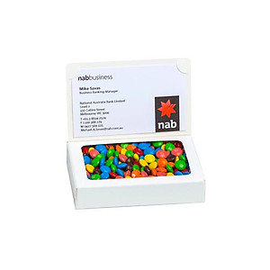 Bizcard Box with 50g M&M bag