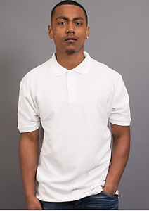 Sportage Delta Pique Knit Polo - White