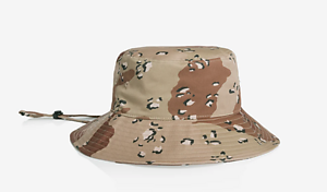 AS Wide Brim Camo Bucket Hat