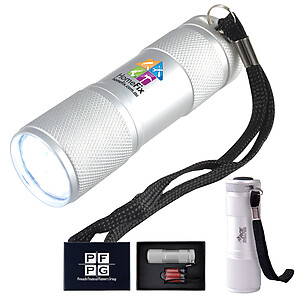 The Tube Silver Aluminium LED Torch