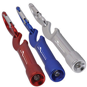 Aluminium TorchBottle Opener with Carabiner