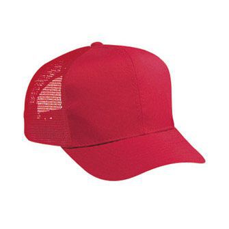 Ottocap Pro Style Mesh Back Trucker Hat – Cotton Blend Twill Front, Structured, Khaki Color