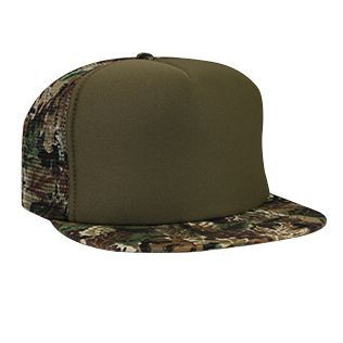 OTTO Camouflage Brim and Mesh Trucker