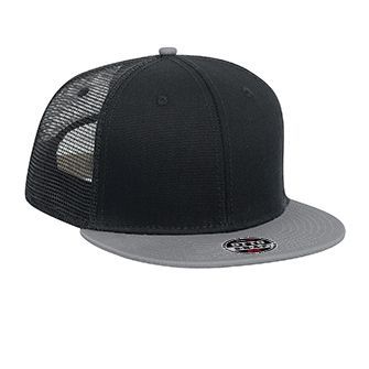 OTTO Flatpeak Mesh Back Snapback Cap