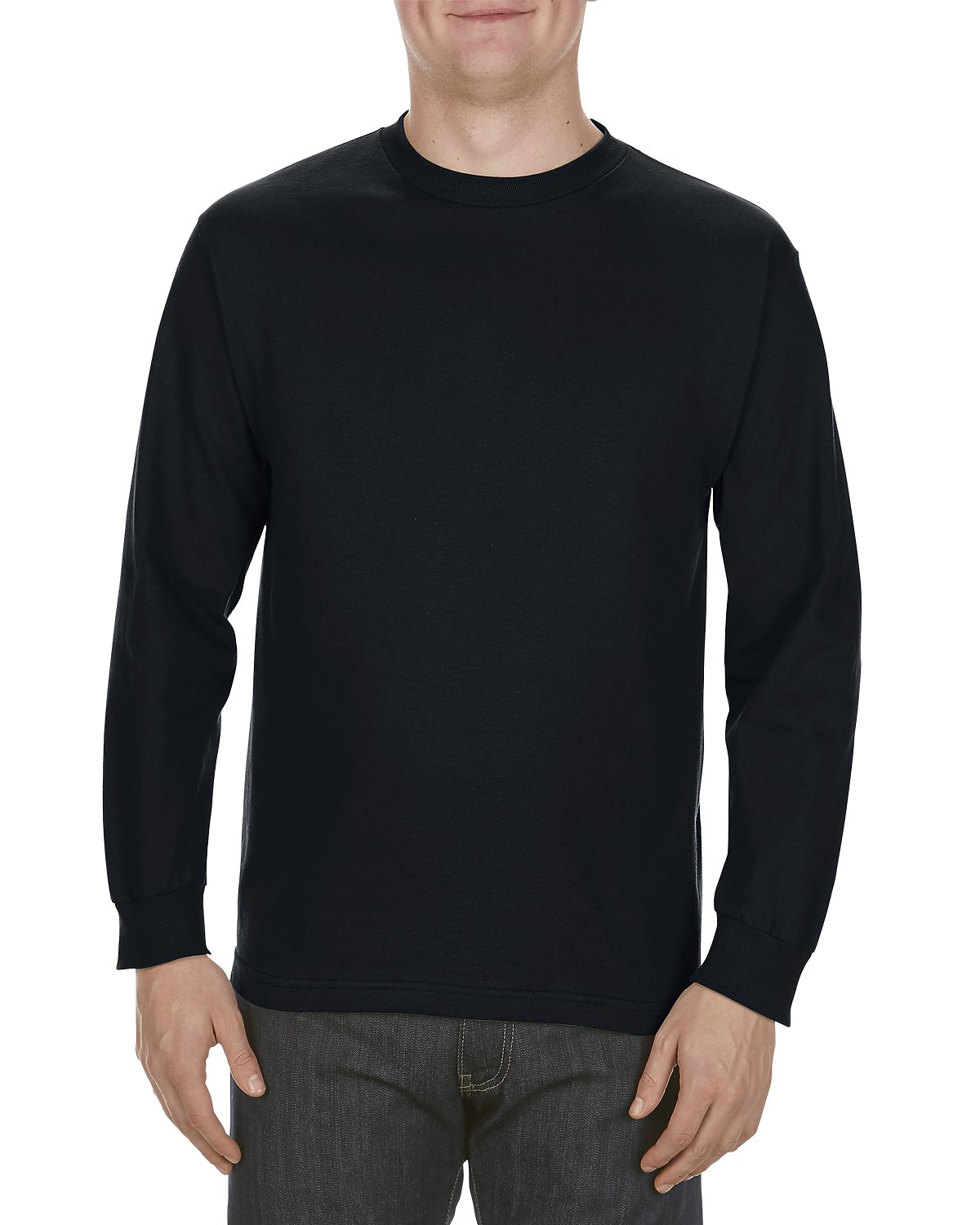 Alstyle Apparel 1304 AAA Long Sleeve T-Shirt - Black