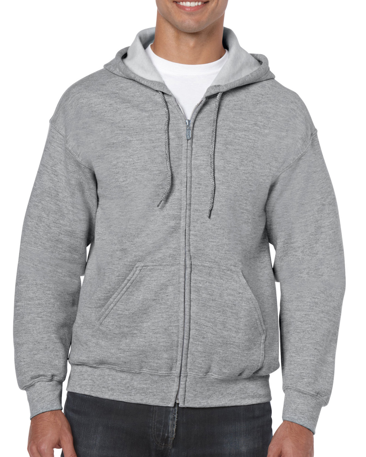 Gildan Full Zip Hooded Sweatshirt 18600 - Colours