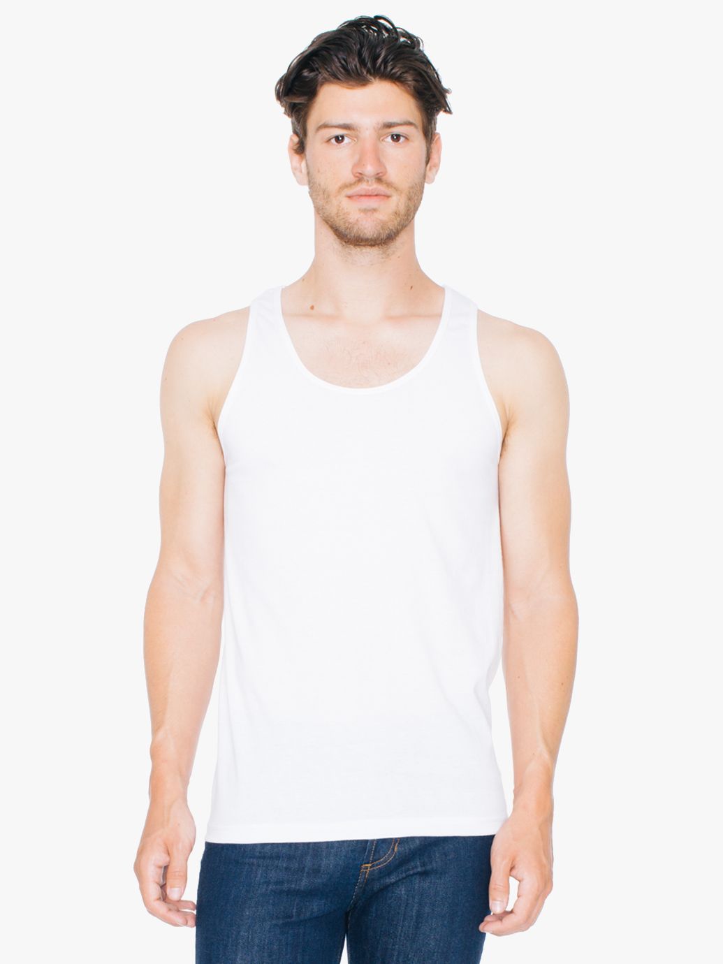 American Apparel Cotton Tank Top - White