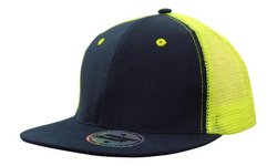 Snap Back Trucker with fluro Mesh