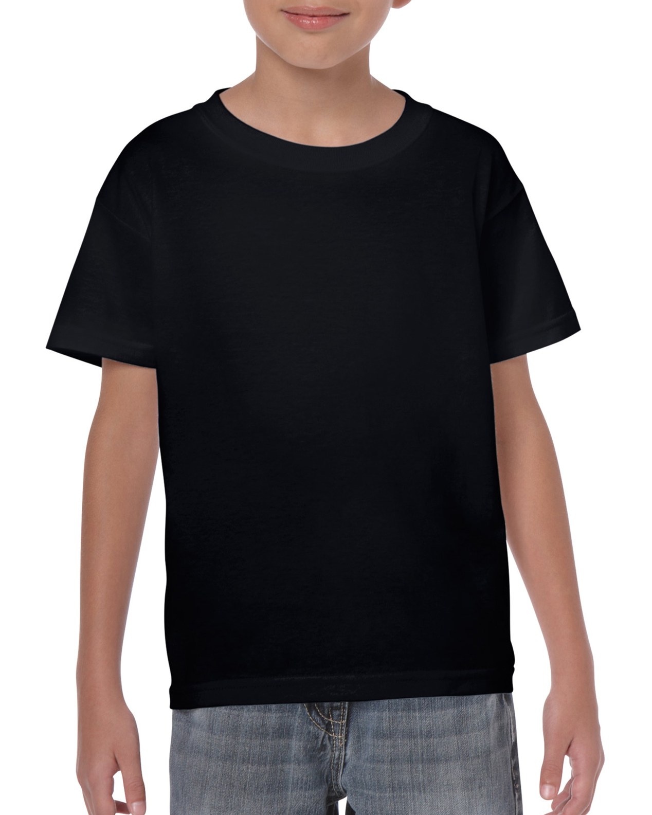 Gildan Youth Heavy Cotton 5000B Tee - Black & Colours