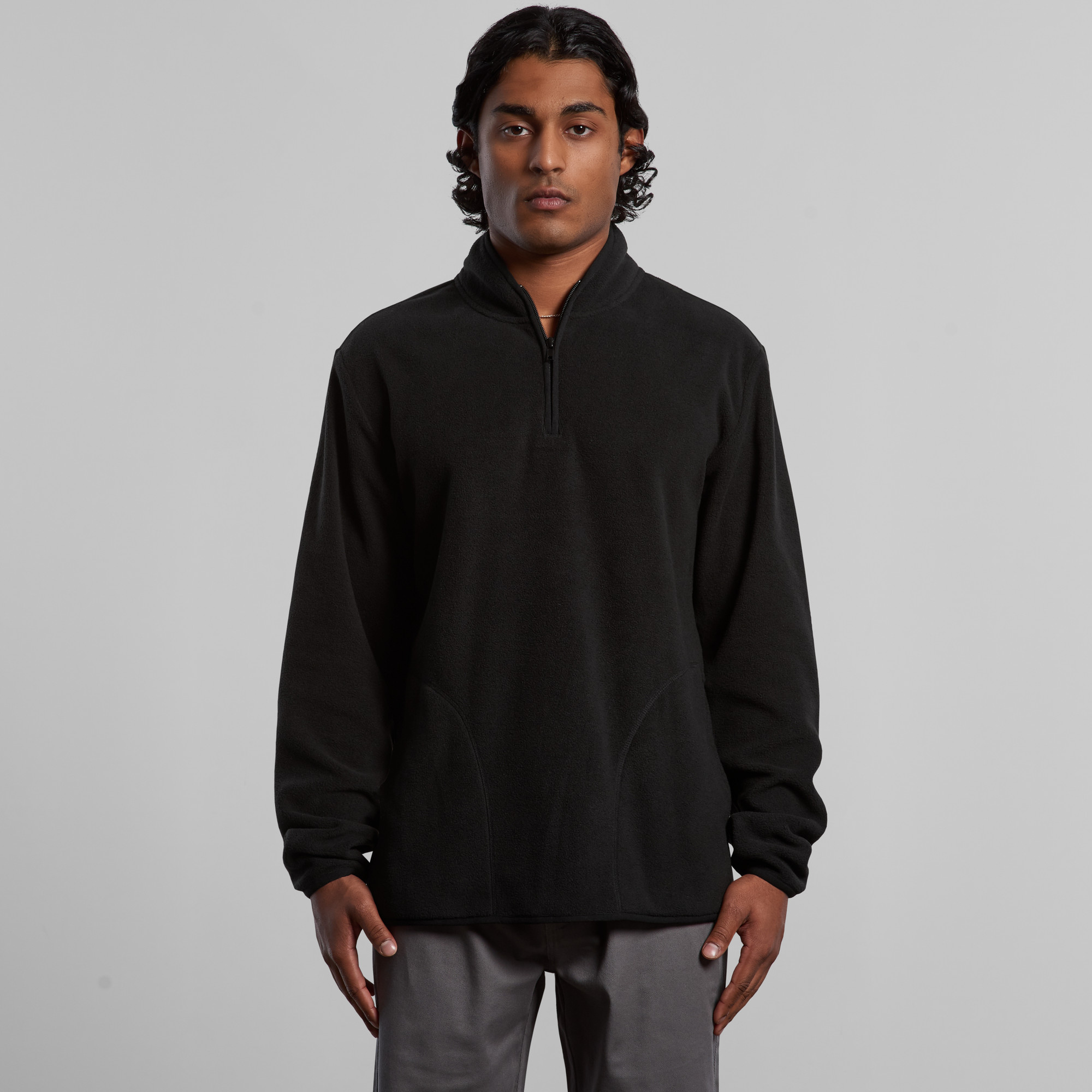 AS Colour Mens Microfleece Half Zip Crew