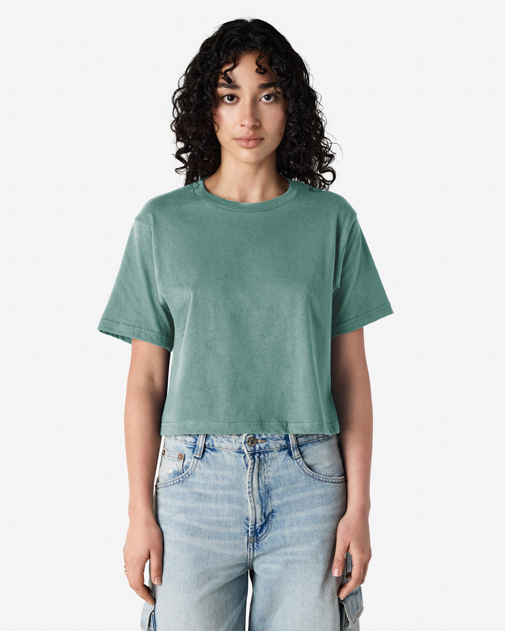 American Apparel Boxy Cropped T-Shirt