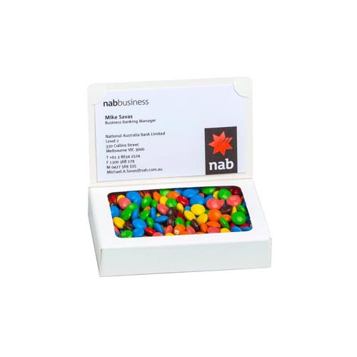 Bizcard Box with 50g M&M bag