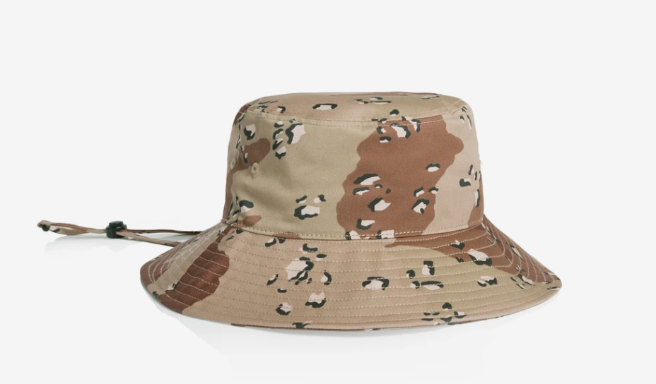 AS Wide Brim Camo Bucket Hat