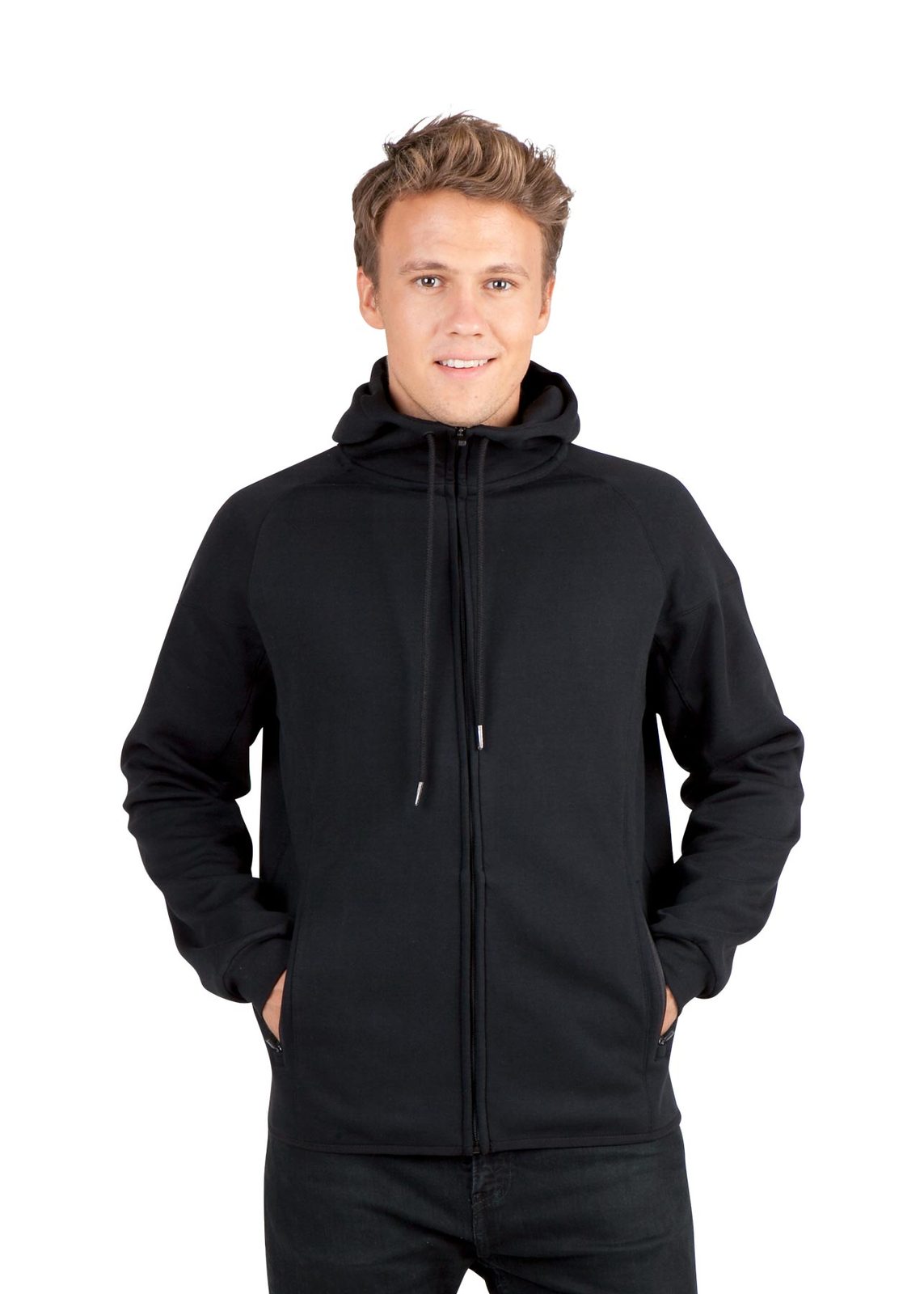 Ramo Mens 320gsm soft cotton/bonded polar fleece hoodie