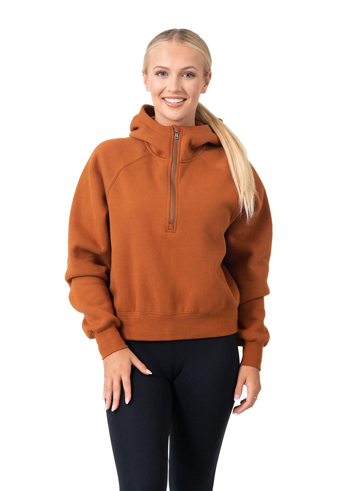 Ramo Ladies/Girls Cotton Care Half-Zip