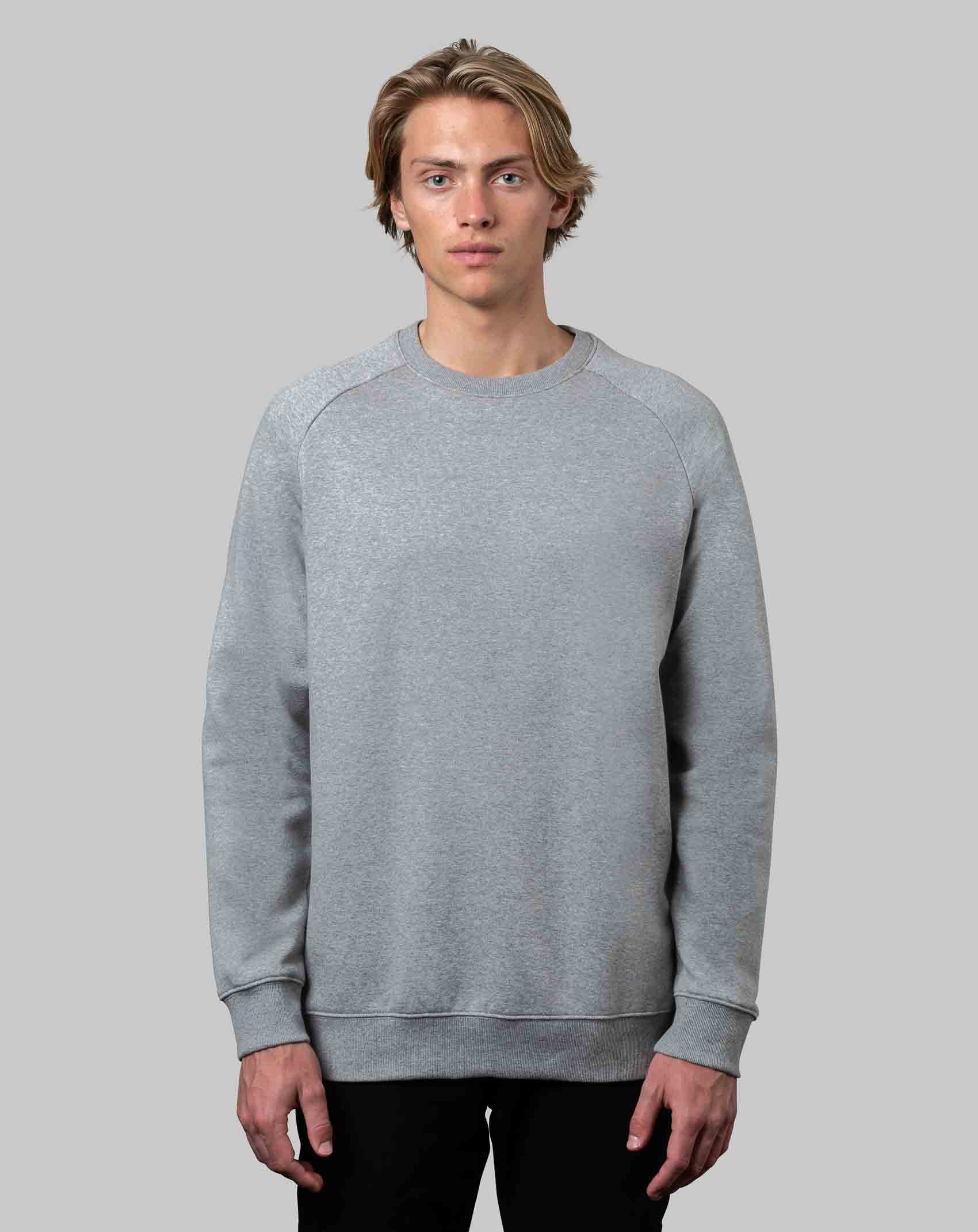 CB Fashion Mens Brushed Crewneck Jumper