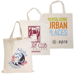 Calico Double Short Handle Tote Bag - 140 GSM