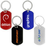 Dog Tag Key Chain